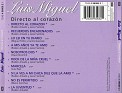 Luis Miguel Directo Al Corazon EMI CD Spain 724349600621 1982. Luis Miguel Directo al Corazón. Uploaded by susofe